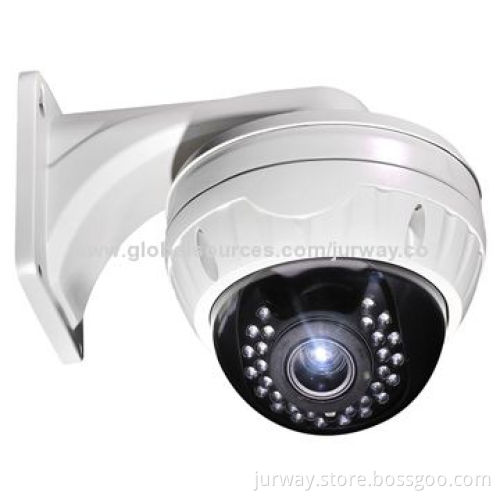 CCD Dome Camera, 600TVL with OSD Menu, 25m IR Distance, 2.8-12mm Varifocal Lens, 1/3-inch Sony CCDNew
